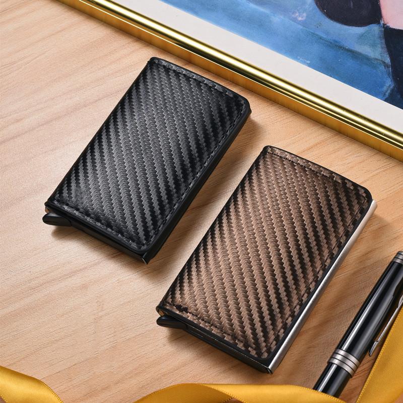 Product Introduction of Lightweight anti-theft and anti-magnetic metal card case, business aluminum alloy card case, card holder bag for men 2