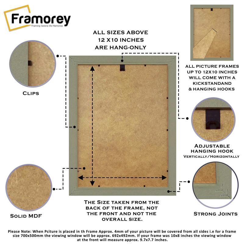 Gold Glitter Sparkle Picture Frame / Photo Frames / Stardust Star Poster Frames / Photo Print Frame / Modern Frames 3