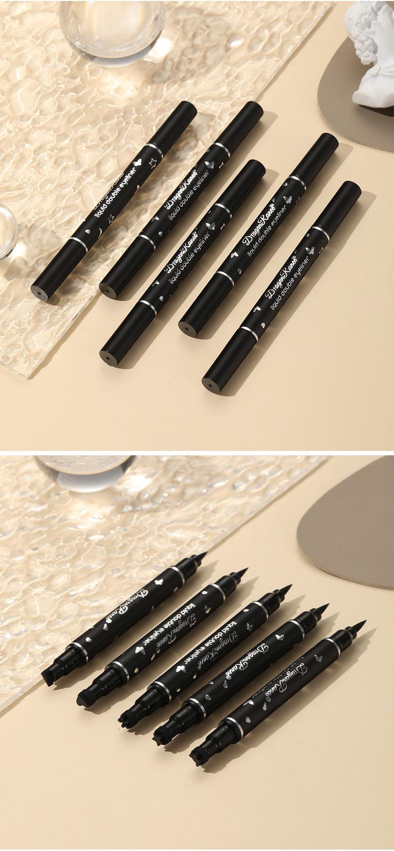 Product Introduction of DoubleHeaded XINGX Seal Eyeliner Waterproof Novice Love Plum Blossom Embellished Eye Corner Eye Tail Eyeliner 7