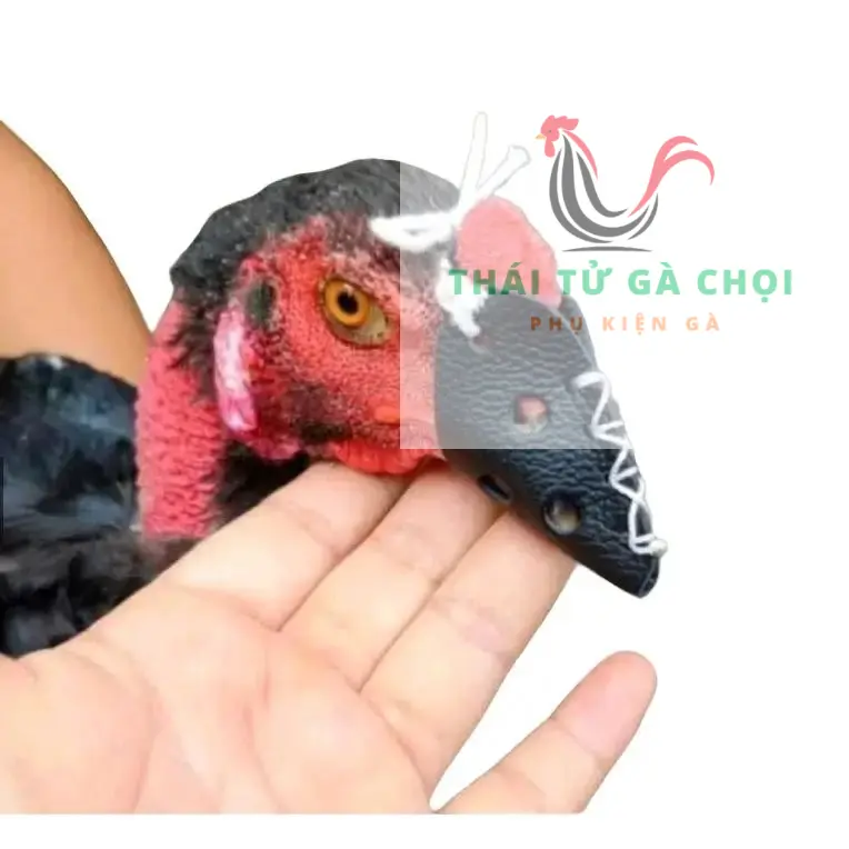 (sale) 1 Cái Bịt mỏ gà chọi chất liệu da dày dặn cao cấp thaitugachoi