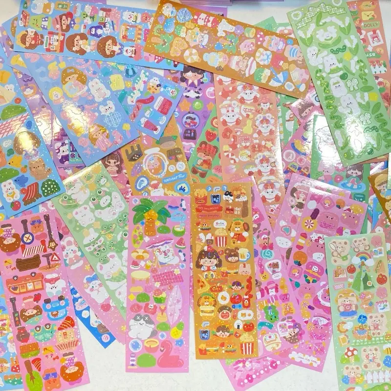 Lẻ 1 tấm sticker ngẫu nhiên dán trang trí phụ kiện 7