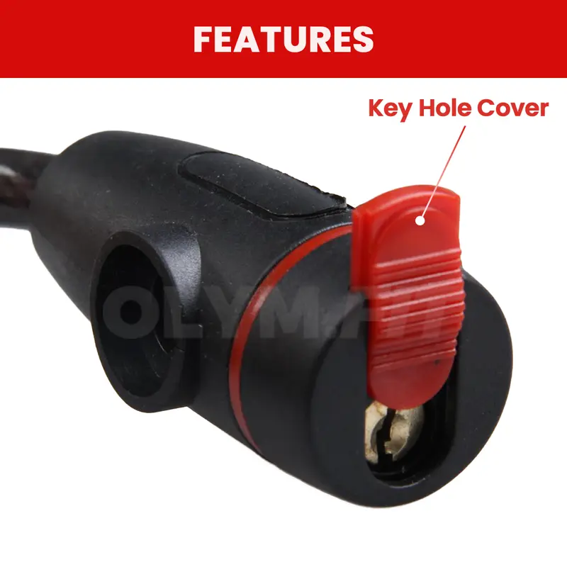Kunci Gembok Sepeda 4 5 Digit Kombinasi Anti Maling Key Lock MTB Road Bike Seli Lipat 3