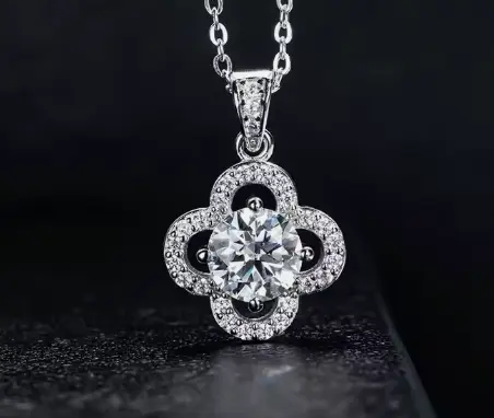CHILI-  DÂY CHUYỀN ĐÍNH ĐÁ SANG TRỌNG MẶT HÌNH HOA MAI C083 Trang Sức Nữ Women Jewelry