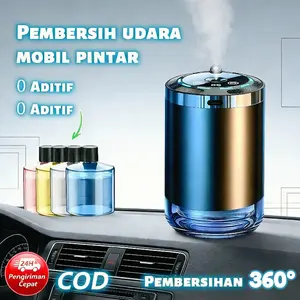 【COD】Pengharum Mobil LED Terbaru - Aroma Menenangkan & Menyegarkan, Aman untuk Ibu Hamil, Pembersih Udara Pintar dengan USB