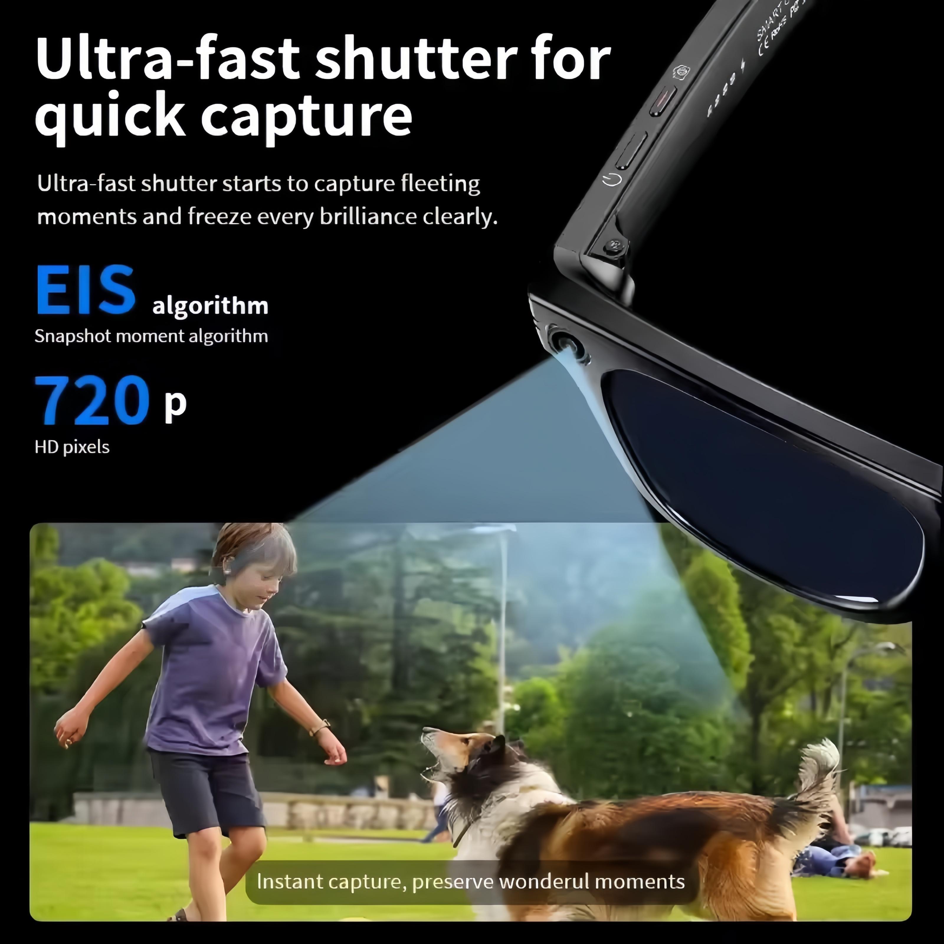 2025 NEW 800W Pixel UHD Camera Smart Glasses Video Recording AI Photo Recognition Answer Translation Bluetooth Call Sunglasses - Image 2