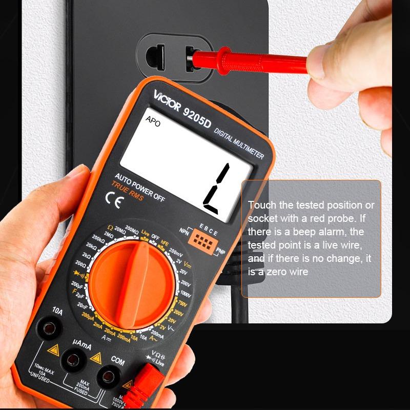 Đồng hồ vạn năng kỹ thuật số VICTOR 9205D VC 9205D 7
