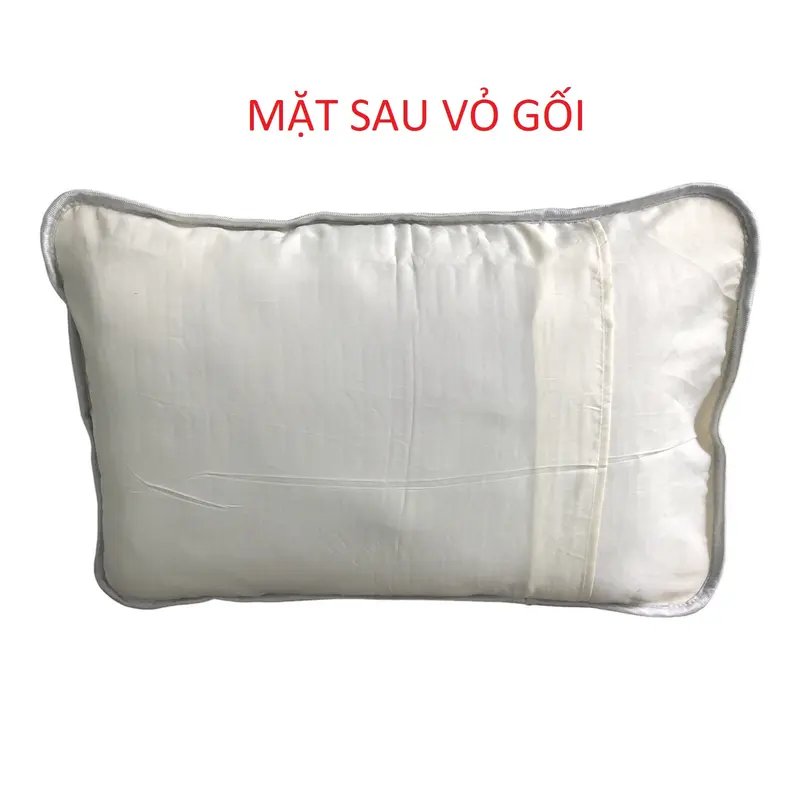 Vỏ gối điều hòa cao su non tencel size 50x70cm, chất liệu mịn mát, giúp bạn có giấc ngủ ngon, áo gối cao su benben 8