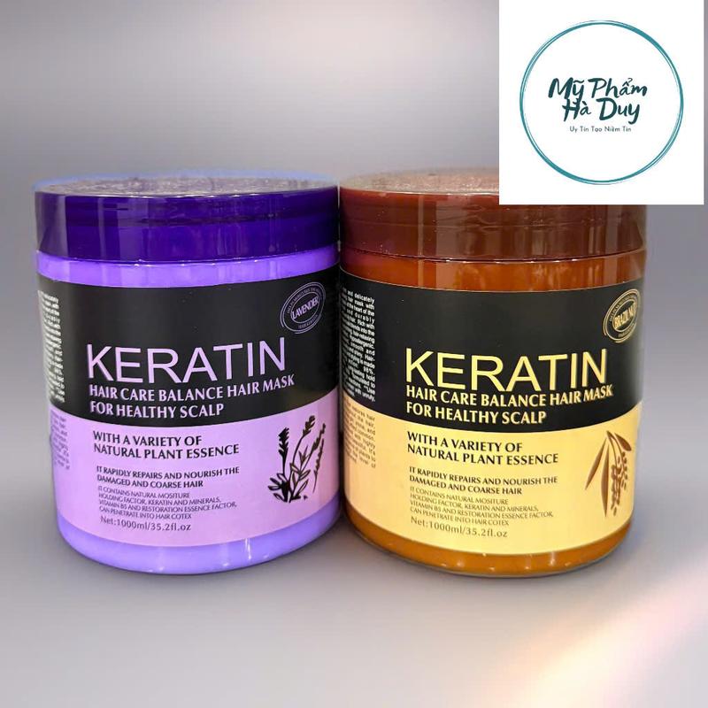 Kem hấp, ủ tóc phục hồi chuyên sâu Keratin Hair Care Balance Hair Mask 1000ml