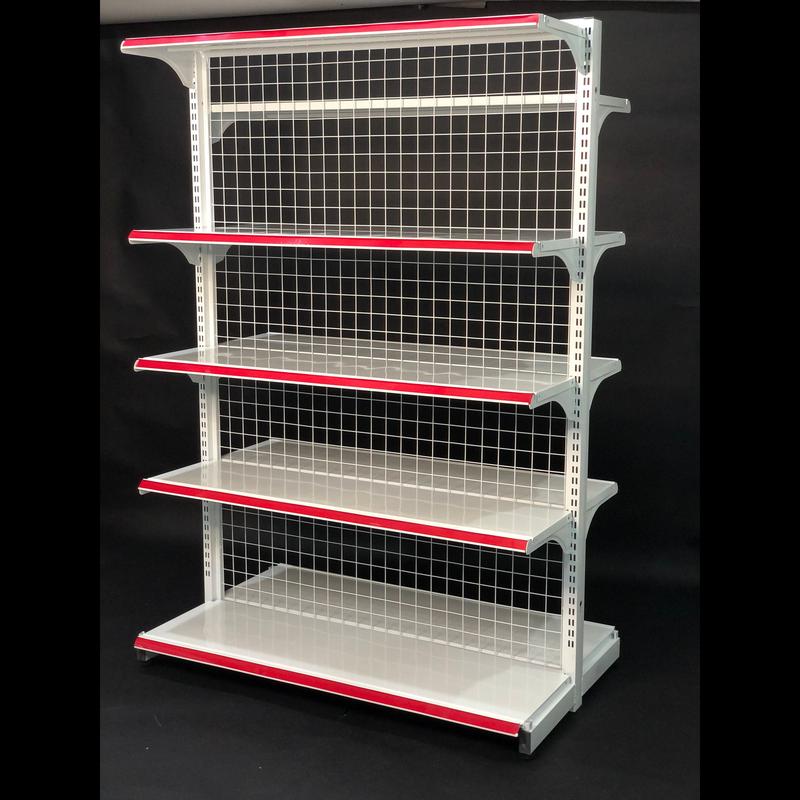GIÁ XƯỞNG Kệ siêu thị đôi - Dài 120 x Rộng 35 x Cao 180 x 10 mâm tải trọng cao 70kg mâm