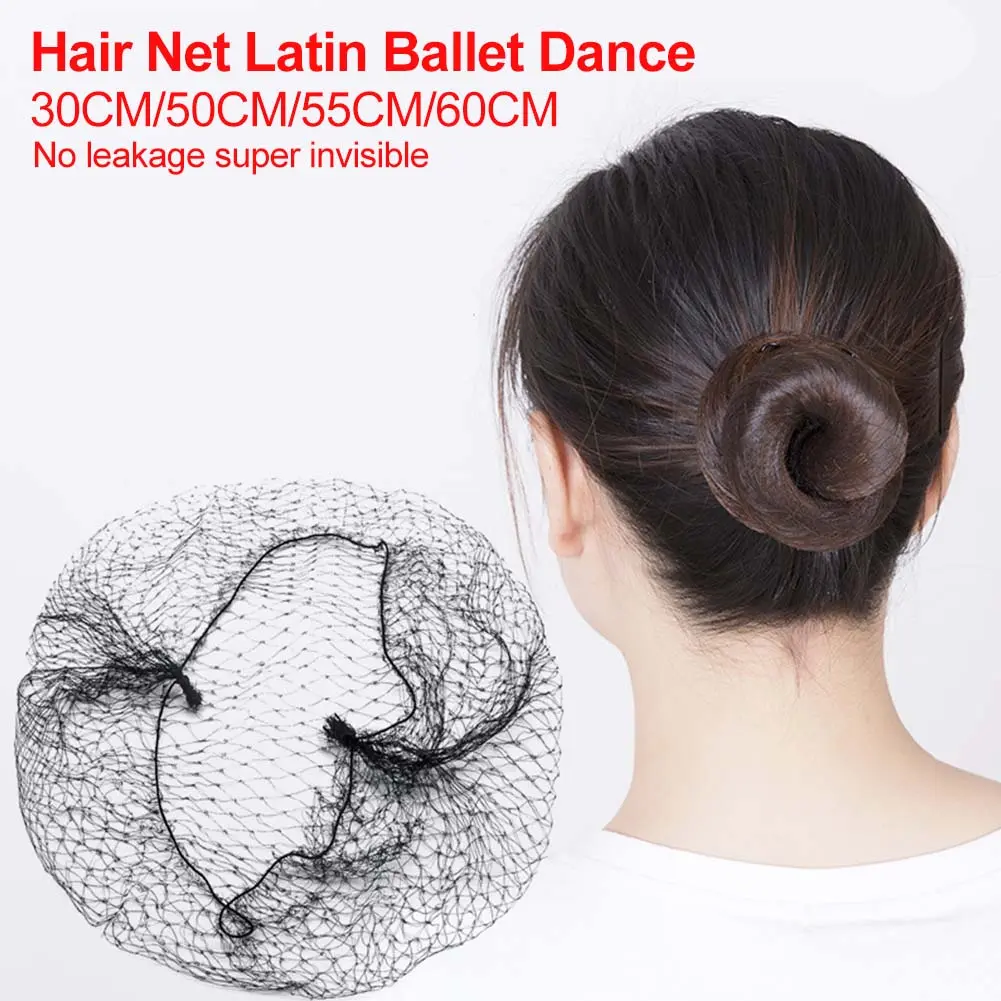 Hairnets Invisible Soft Disposable Hair Net Ballet Dance Bun Hair Cover Hair Nets Elastic Edge Mesh Hair Styling #450294