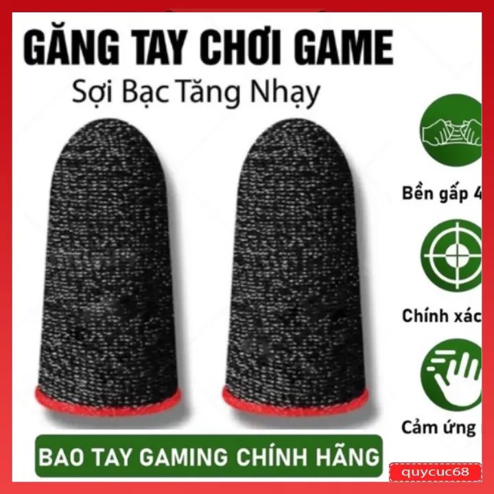 Găng tay chơi game ff, Pubg, Liên Quân....Bao Tay Chơi Game Chống Mồ Hôi 0
