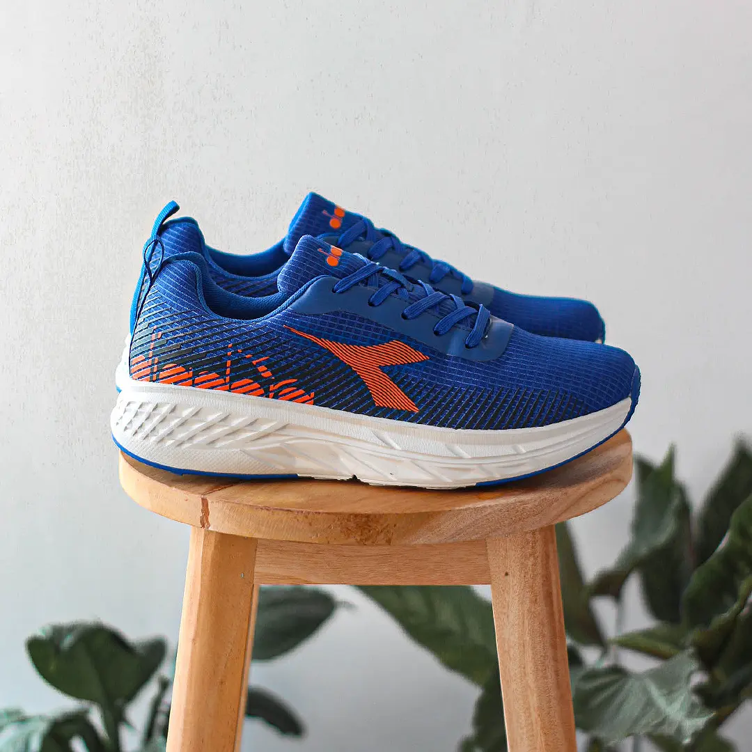 Sepatu Running Diadora Grayson Blue Original BNIB
