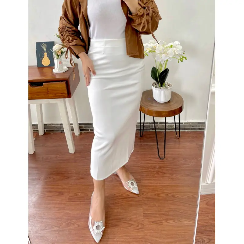 ROK SPAN SCUBA PREMIUM rok nyaman wanita fashion 5