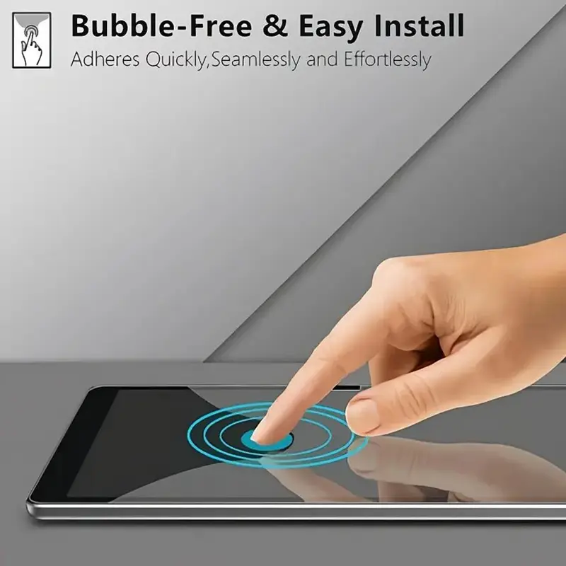 GIROUETTE GIROUETTE HD Soft Film for Galaxy Tab A8 10.5 2021/A 10.1 2019/S8/S8+/S8 Ultra, 2 Counts Invisible Fit Screen Protector, Barely-There Touch Screen Protector 1