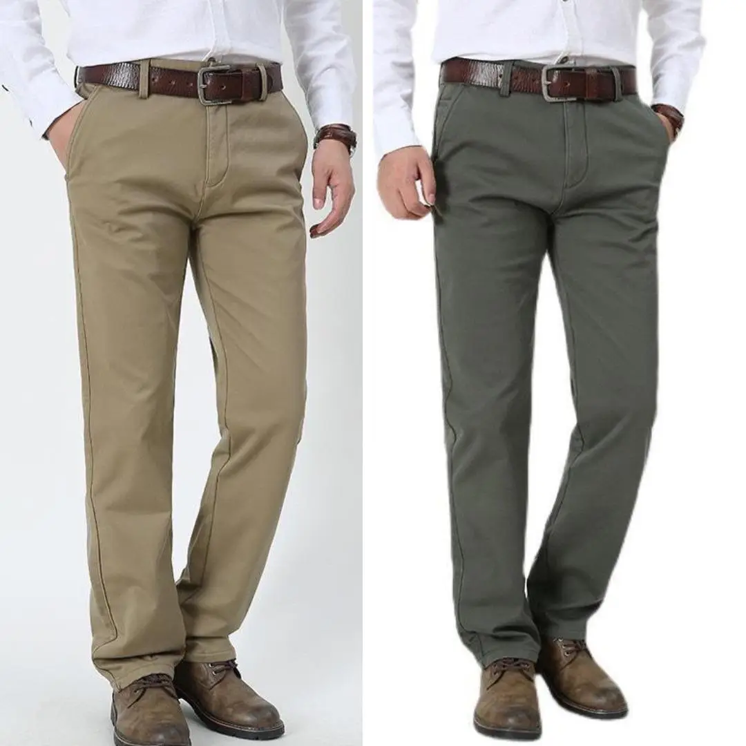 Quần Kaki Nam Trung Niên Mã 77 Chất Kaki Mềm, Màu Sắc Đa Dạng Trẻ Trung Menswear Pants