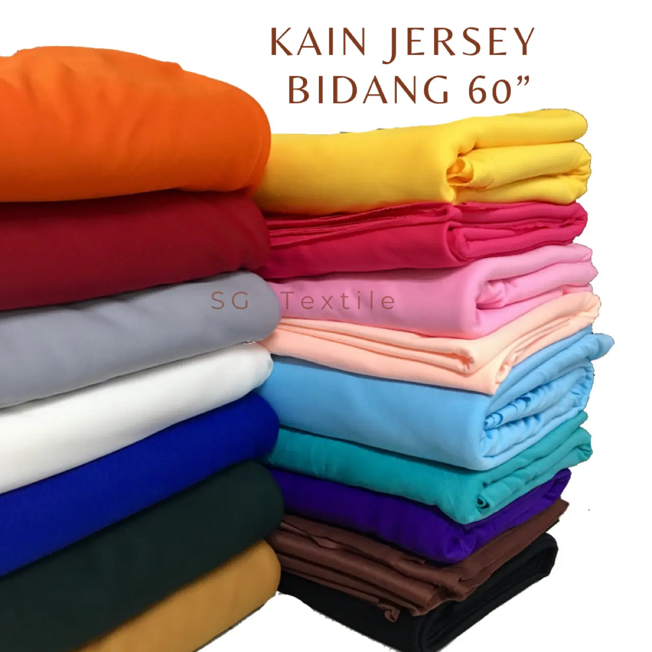 Kain Jersey Bidang 60"(152cm)/ Kain JC [ Ready Stock ] Skirting/Backdrop Fabrics