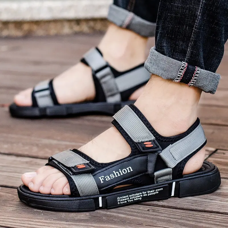 Sandal đan nam - Dép quai hậu học sinh Fashion 2 quai thời trang 6