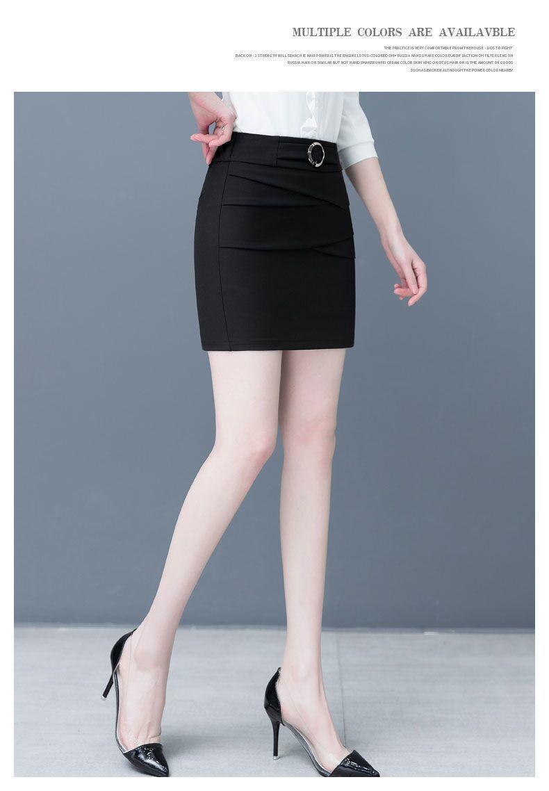 Product Introduction of Chân Váy Ngắn Cho Nữ, Cạp Cao, Co Giãn, Chân Váy Bodycon Dễ Phối Đồ Thích Hợp Cho Mùa Xuân Và Mùa Hè, Màu Đen Chuyên Nghiệp, Chân Váy Bó Sát Hàng Mới Về Năm 2024 22