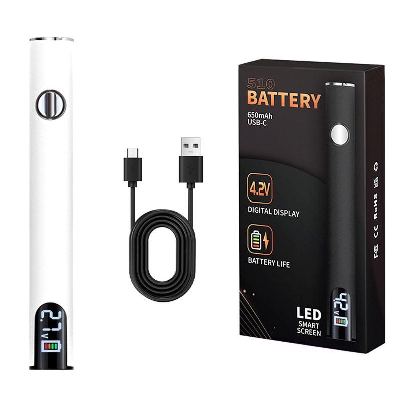 Bộ dụng cụ hàn không dây, 4 inch, với màn hình LED, sạc nhanh USB-C và đầu ren 510, trọng lượng nhẹ 33g, thích hợp cho các thiết bị điện tử, ngoài trời và tự làm 0