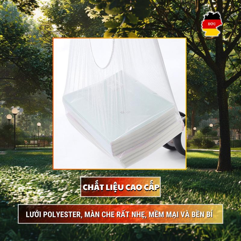 Product Introduction of Màn Che Muỗi Trùm Xe Đẩy Cho Bé - Cao cấp - Công nghệ Đức 13