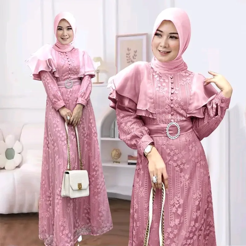 Maxi Wanita Terbaru / Maxi Savita / Maxi Wanita / Pakaian Wanita / Polos / Brukat 2