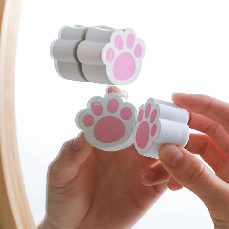 Paw Shaped Cleaning Sponge, 2 Counts/set Instantly Removing Stains Cleaning Sponge, Bathroom & Toilet Cleaning Sponge, Home Care Supplies 5