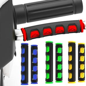 Agarraderas para manubrio de motocicleta, Agarraderas de silicona antideslizantes, Cubierta para manubrio universal para motocicleta y bicicleta, Accesorios para autos
