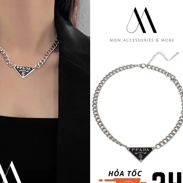 Vòng cổ mặt tam giác