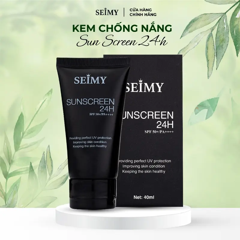 Kem chống nắng dưỡng da Seimy - Sunscreen 24h daặt 40ml SPF 50+ 4