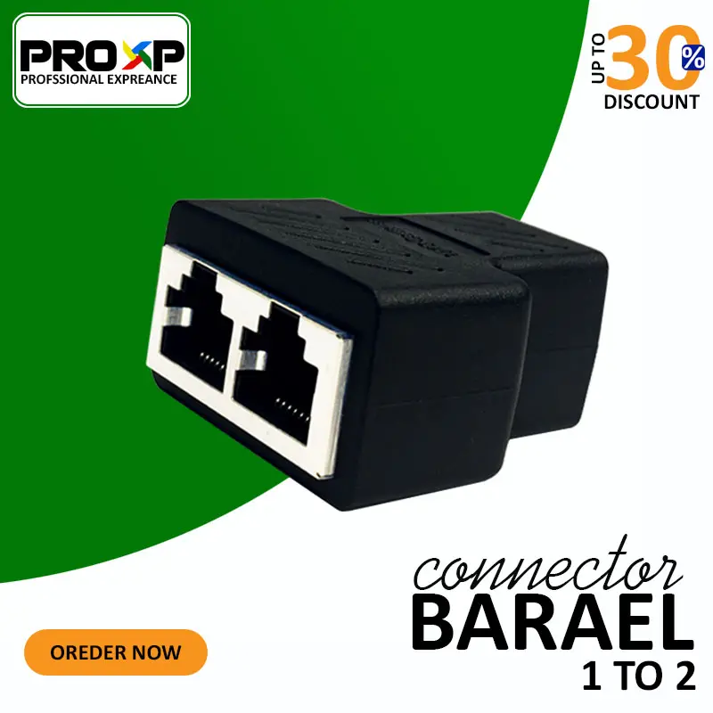 ProXp Barel Rj45 Connector 1 to 2 0