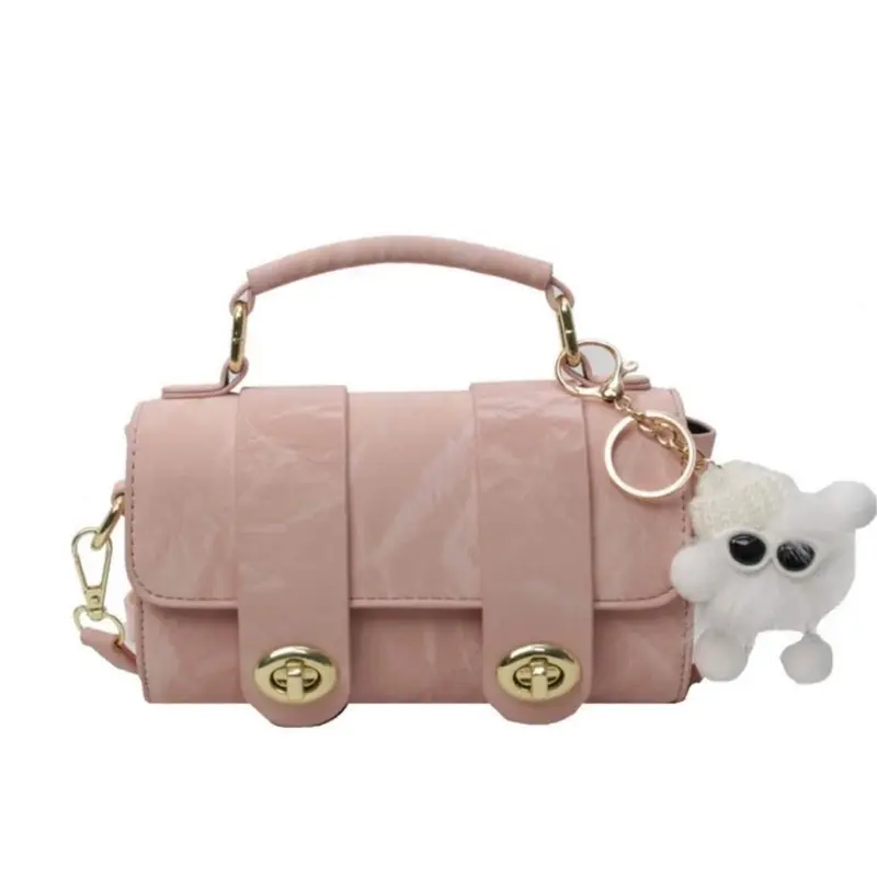 Túi Xách Nữ Hai Khóa Xoay Cầm Tay Đeo Chéo Rất Xinh Phong Cách Hàn Quốc Bag 2