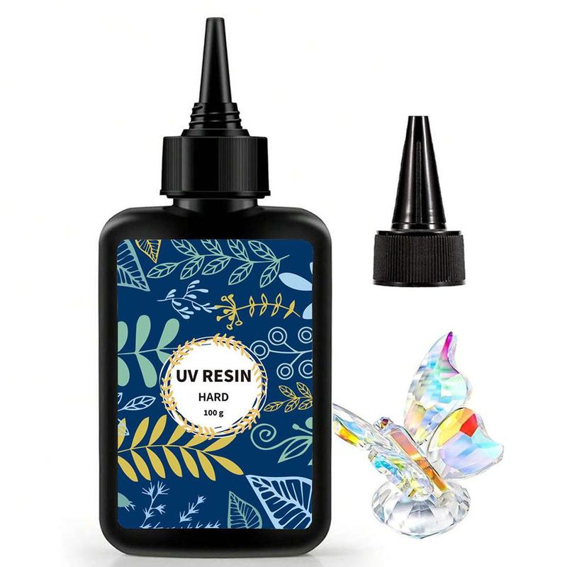 UV Resin Kit, Hard UV Resin, Fast Curing Resin for Jewelry Making, DIY Craft Decoration, Coating 2