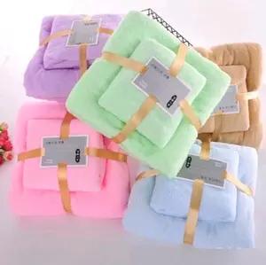 Towel SET ISI 2 PCS dan Handuk warna random