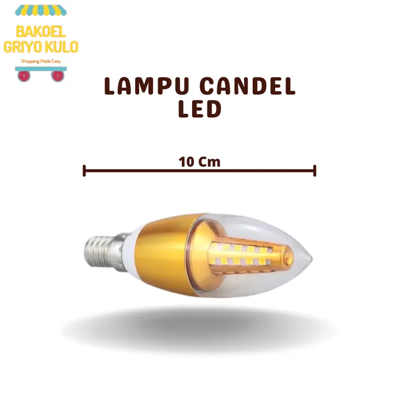 LAMPU CANDEL LED BOHLAM CANDEL SMD 5WATT E14 E27 PUTIH KUNING TERANG BAGUS LAMPU PIJAR CANDLE HEMAT ENERGI 2