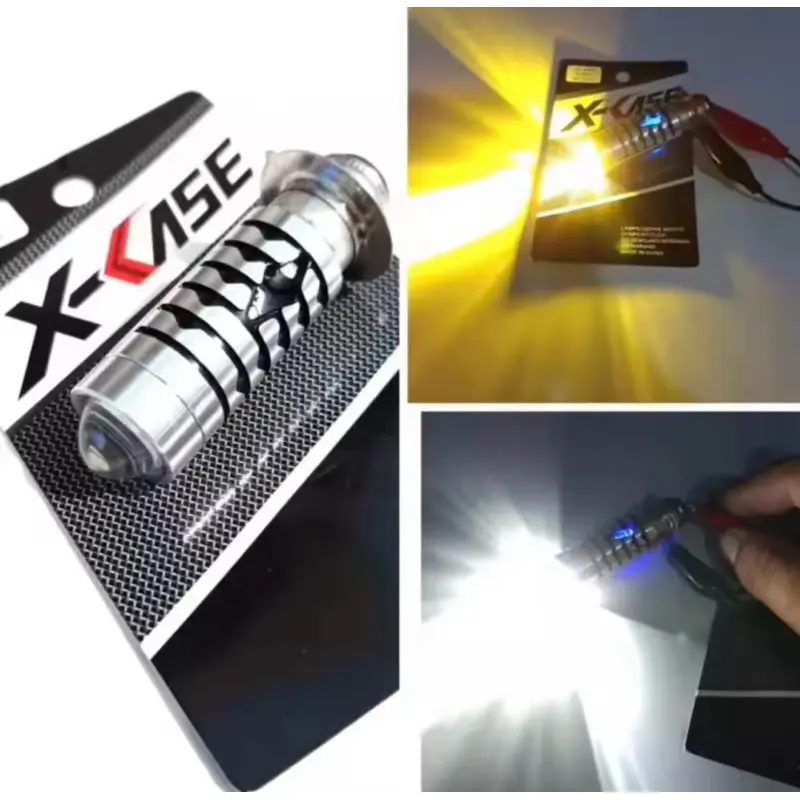 Lampu LED H6 Laser Senja Biru / Lampu Utama LED H6 Laser Universal Car 0
