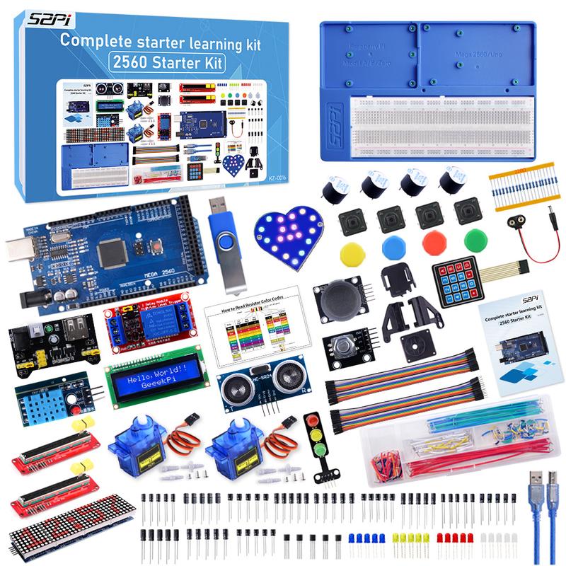 52Pi Complete Starter Learning Kit, Stater Kit for Arduino Mega ...