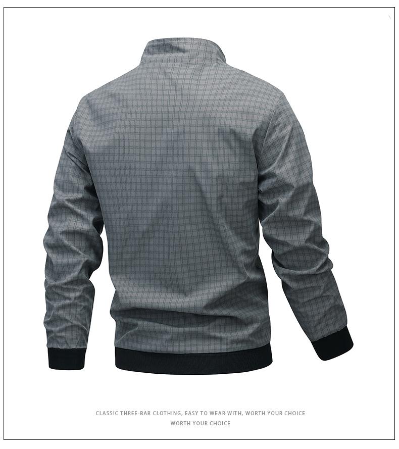 Product Introduction of Áo Khoác, Nam, Thích Hợp Cho Nam Thanh Niên Và Trung Niên, Phong Cách Mùa Thu, Cổ Chân Đế, Thường Ngày, Baita Đơn Giản, Hàng Nhà Máy Bán Buôn, Thích Hợp Cho Nhân Viên Cũ Xã Hội, Sản Xuất Tinh Tế Đảm Bảo Chất Lượng 11