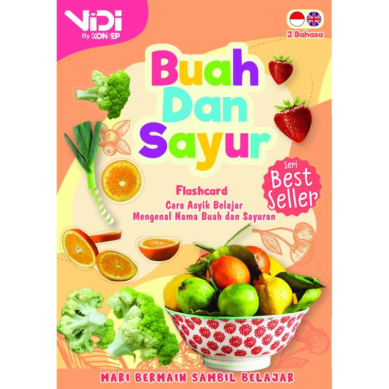 Kartu Belajar Anak - VIDI FLASHCARD - Kartu Edukasi Edukatif  Balita 7