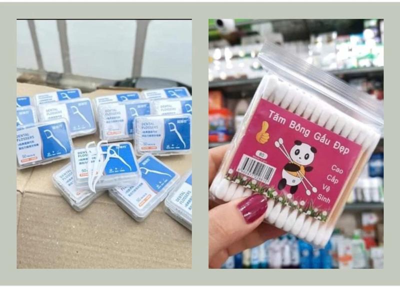 Product Introduction of Combo 500 Tăm Chỉ Và 500 Tăm Bông Loại 1 Đã Tiệt Trùng - Nữ 0