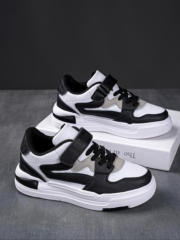 Boys' Fashionable Patchwork High Top Sneakers, Casual Comfortable Sports Shoes for Daily Wear, Trendy All-match Sneakers for Students 4