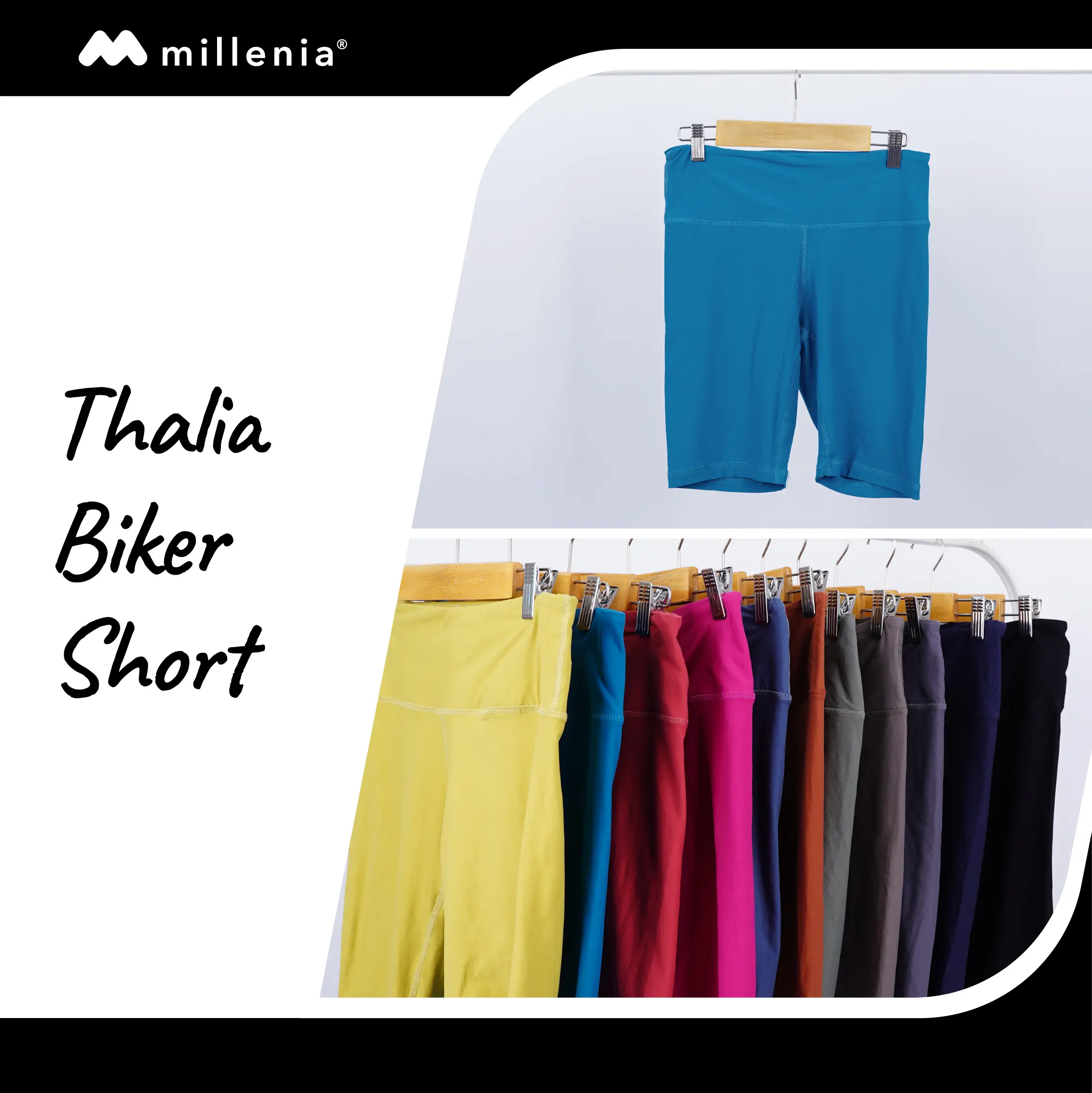 MILLENIA - Thalia and Suga Biker Short - Celana Pendek Olahraga Wanita [MYRMS 01-02]