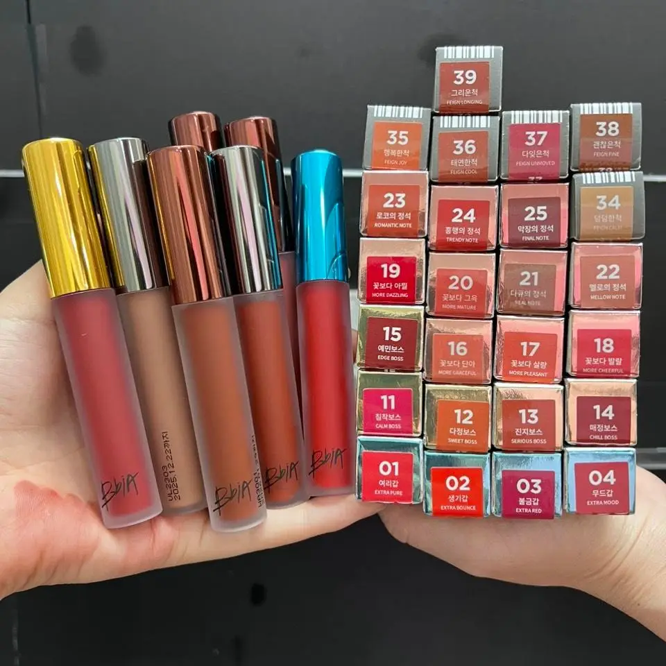 Son Bbia Last Velvet Lip Tint, Son kem lì đủ 46 mã màu
