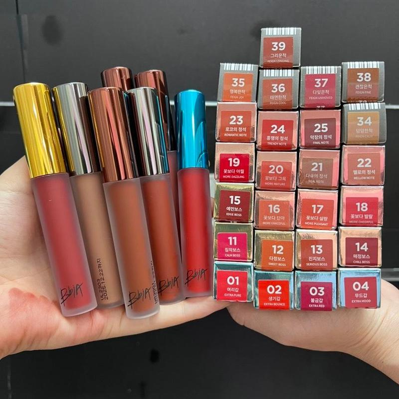 Son Bbia Last Velvet Lip Tint, Son kem lì đủ 46 mã màu