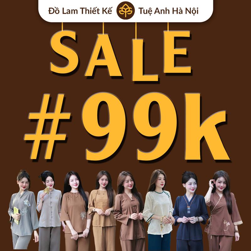 SALE TỔNG HỢP Đồ lam pháp phục đi chùa cao cấp sale lẻ size qua mẫu - Lam Tuệ Anh