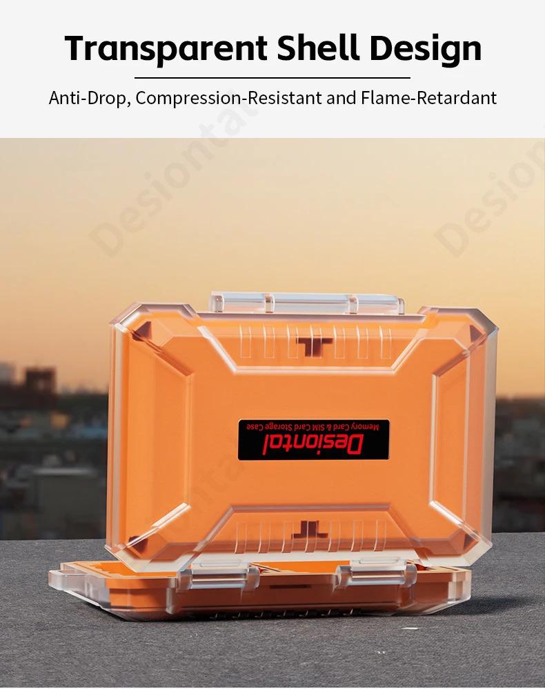 Product Introduction of Memory Card Case ABS SD Microsd Card Holder Waterproof Anti-Static Storage Box for 4 SD Cards & 12 TF/Micro SD Cards 13