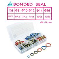 Gambar O-Ring Seal Set Baut Cincin Karet Tembaga 100 Pcs, 6 Ukuran, Tahan Air dan Minyak - 6704 - 6704 dari SUKSESTECH Kota Surabaya 2 Tokopedia