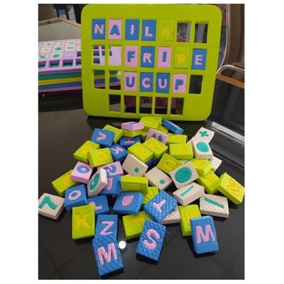 Gambar Mainan Puzzle Edukatif Tetris / Balok Huruf / Angka / Geometri Varian Warna dari Seventeen Shop Id Kab. Tangerang 5 Tokopedia