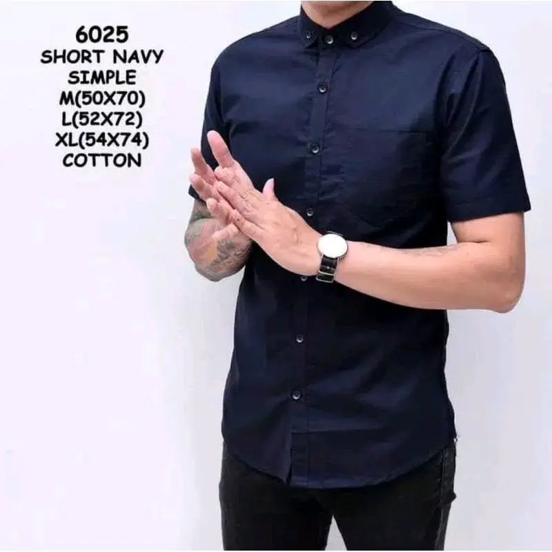 Kemeja lengan pendek pria 1