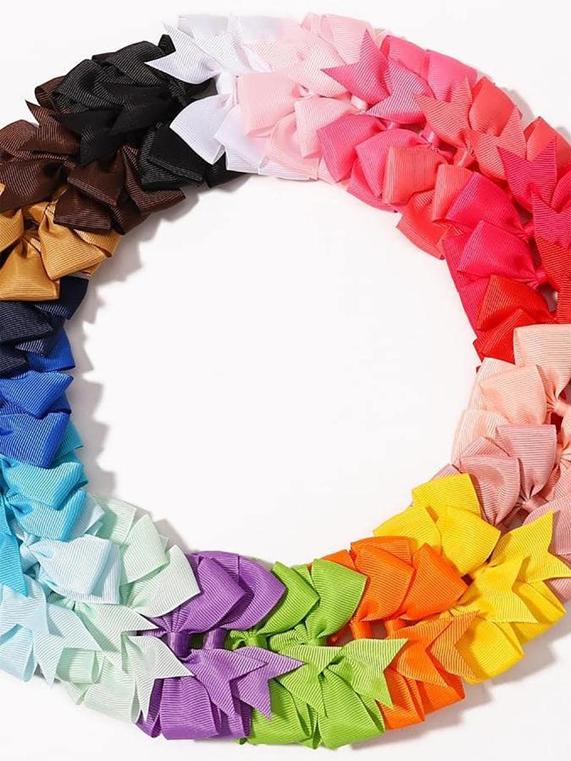Product Introduction of Random Color Bowknot Design Hair Clip, Cute Colorful Hair Accessories for Women & Girls, Minimalist Headwear Suitable for Thick Hair 4