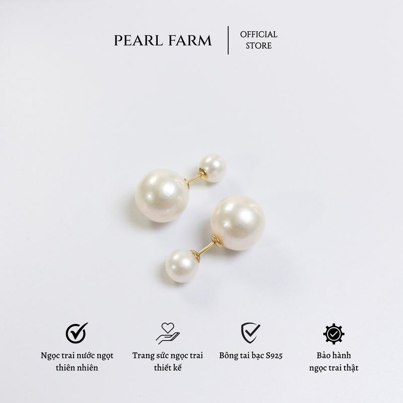  Bông Tai Ngọc Trai Thật Ngọc Trước Sau Sang Trọng 